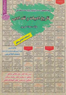 دانلود pdf کتاب تاریخ ادبیات و نقد ادبی مهلا علی پور