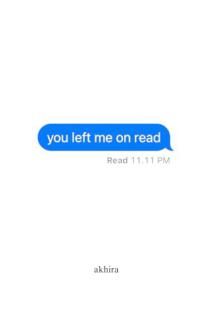 دانلود pdf کتاب you left me on read آکیرا