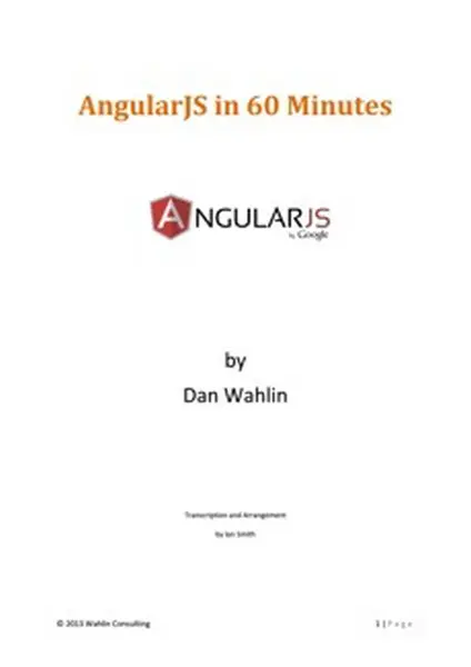 دانلود pdf کتاب آموزش AngularJs در 60 دقیقه رایگان