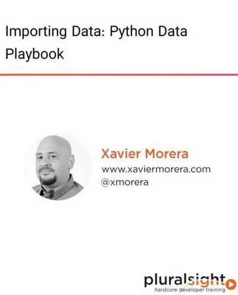 دانلود کتاب دوره ویدیویی Importing Data: Python Data Playbook رایگان