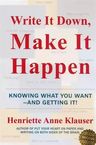 دانلود pdf کتاب Write It Down Make It Happen هنریت کلاوسر