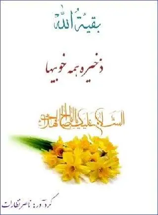 دانلود pdf کتاب  بقیه الله ذخیره همه خوبیها  ناصر نظارات رایگان