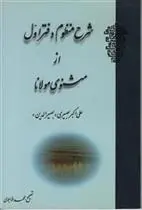 دانلود pdf کتاب شرح‏ منظوم‏ دفتر اول‏ از مثنوی مولانا علی اکبر بصیری