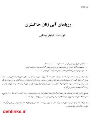 دانلود pdf کتاب رویاهای آبی زنان خاکستری نیلوفر بیضایی