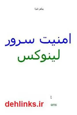 دانلود pdf کتاب امنیت سرور لینوکس - Linux security