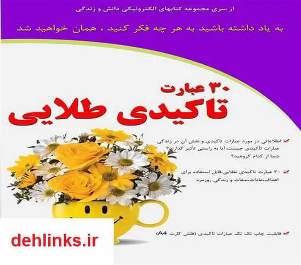 دانلود pdf کتاب 30 عبارت تاکیدی طلایی رضا فریدون نژاد