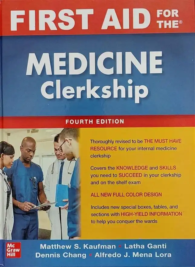 دانلود pdf کتاب First Aid for the Medicine Clerkship متیو تی کافمن