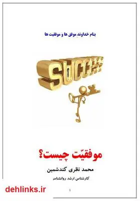 دانلود pdf کتاب موفقیت چیست محمد نظری گندشمین
