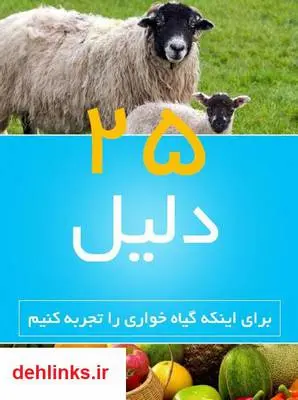 دانلود pdf کتاب ۲۵ دلیل برای اینکه گیاهخواری را تجربه کنیم