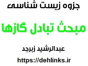دانلود pdf جزوه زیست شناسی ، مبحث تبادل گازها‎ رایگان | ویژه کنکور