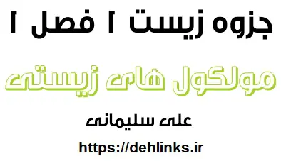 دانلود pdf جزوه زیست 1 فصل مولکول های زیستی رایگان | ویژه کنکور