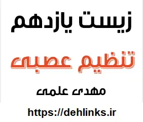 دانلود pdf جزوه تنظیم عصبی زیست یازدهم رایگان | ویژه کنکور