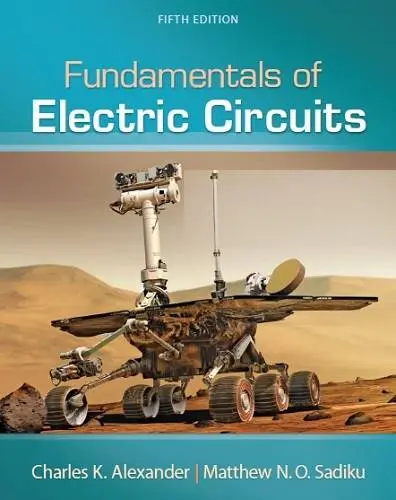 دانلود pdf کتاب و حل المسائل مبانی مدارهای الکتریکی الکساندر و سادیکو ویرایش 5 رایگان