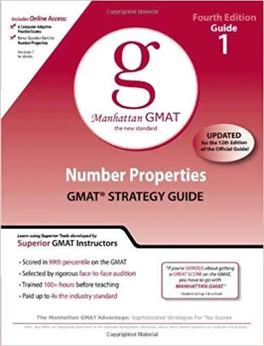 دانلود pdf کتاب Manhattan GMAT Number Properties 4th edition - Guide 1