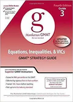 دانلود pdf کتاب Manhattan GMAT Equation Inequalities VICs 4th edition - Guide 3