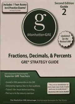 دانلود pdf کتاب Manhattan GRE Fractions, Decimals, Percents
