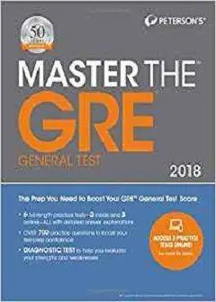 دانلود pdf کتاب Master the GRE General Test 2018