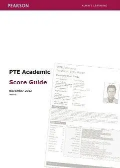 دانلود pdf کتاب PTE Academic Score Guide