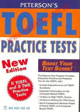 دانلود pdf کتاب Peterson Practice Test TOEFL