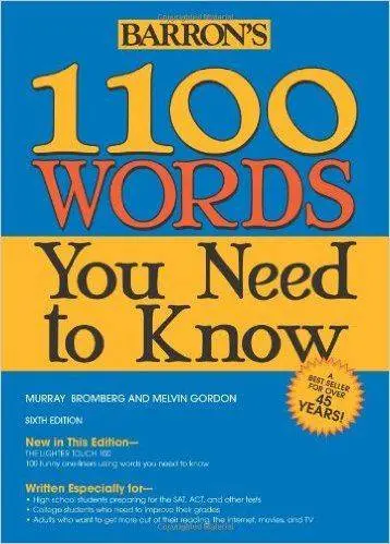 دانلود pdf کتاب 1100 Words You Need to Know