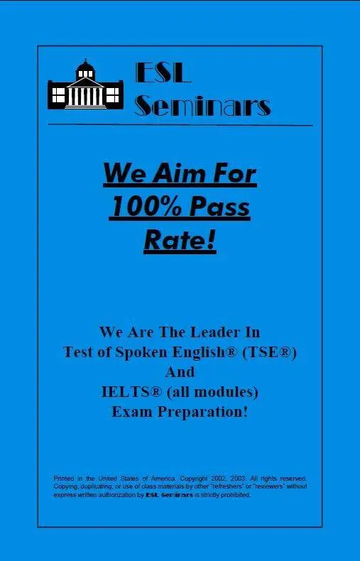 دانلود pdf کتاب ESL Seminars Preparation Guide Test