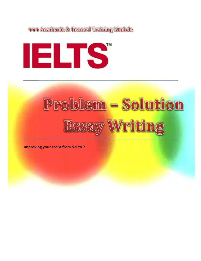 دانلود pdf کتاب IELTS Problem Solution Essay Writing