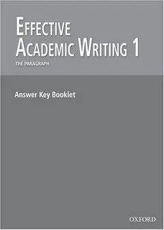 دانلود pdf کتاب Effective Academic Writing 1- The Paragraph