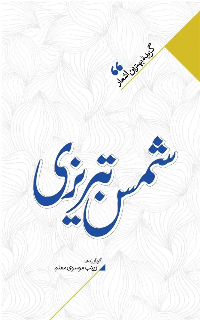 دانلود pdf کتاب منتخب اشعار شمس تبریزی زینب سادات موسوی معلم