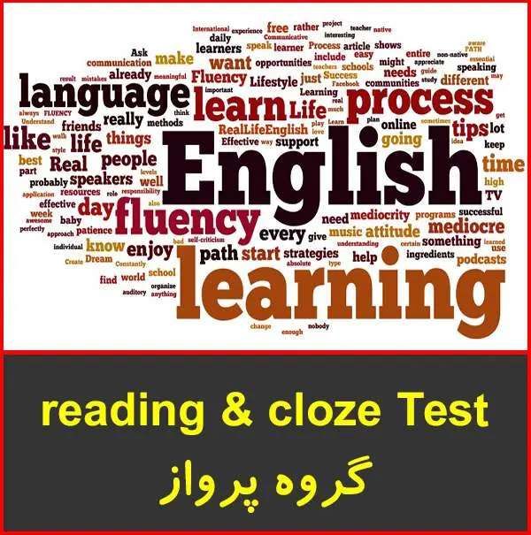 دانلود pdf جزوه reading و cloze test انگلیسی