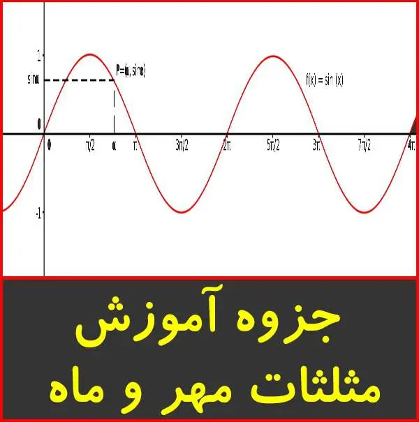 دانلود pdf جزوه آموزش مثلثات مهر و ماه
