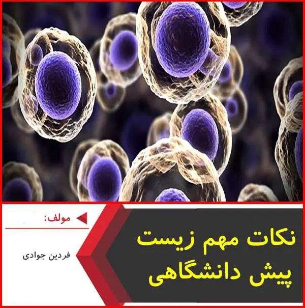 دانلود pdf جزوه نکات مهم زیست پیش دانشگاهی|جوادی