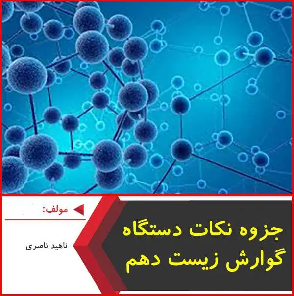 دانلود pdf جزوه نکات گردش مواد زیست دهم|ناهید ناصری