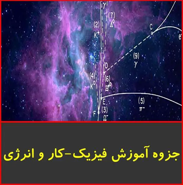 دانلود pdf کتاب آموزش فصل کار و انرژی فیزیک