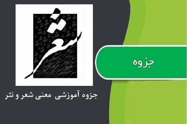 دانلود pdf جزوه آموزشی معنی شعر و نثر از استاد مزرعتی