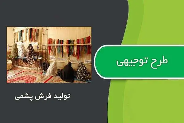 دانلود pdf کتاب طرح توجيهي توليد فرش پشمي