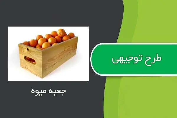 دانلود pdf کتاب طرح توجيهي جعبه ميوه