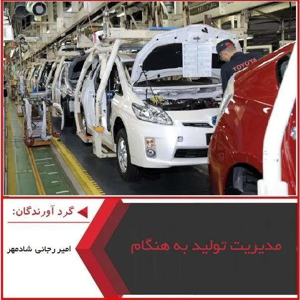 دانلود پاورپوینت مدیریت تولید به هنگام