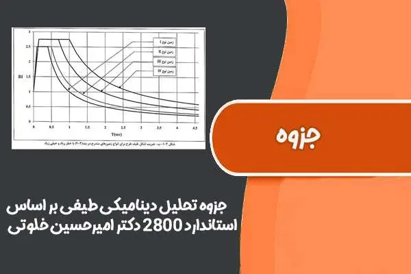 دانلود pdf جزوه تحلیل دینامیکی طیفی بر اساس استاندارد ۲۸۰۰ دکتر امیرحسین خلوتی