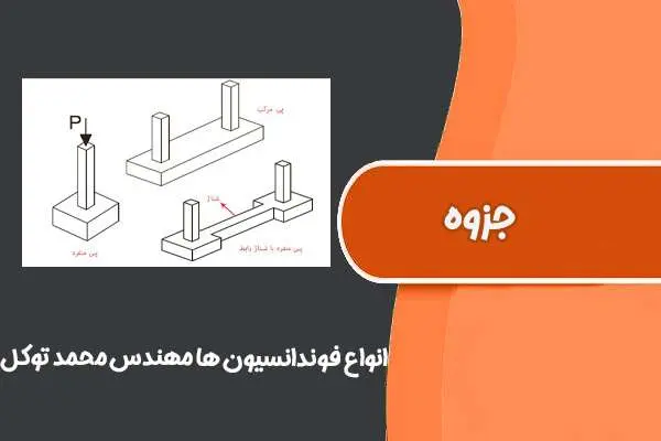 دانلود pdf جزوه انواع فوندانسیون ها مهندس محمد توکل