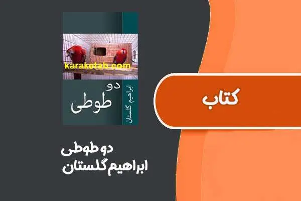 دانلود pdf کتاب دو طوطی از ابراهیم گلستان