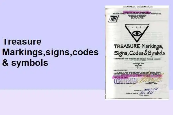 دانلود pdf کتاب Treasure Markings,signs,codes&symbols