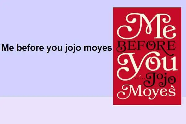 دانلود pdf کتاب Me before you jojo moyes book