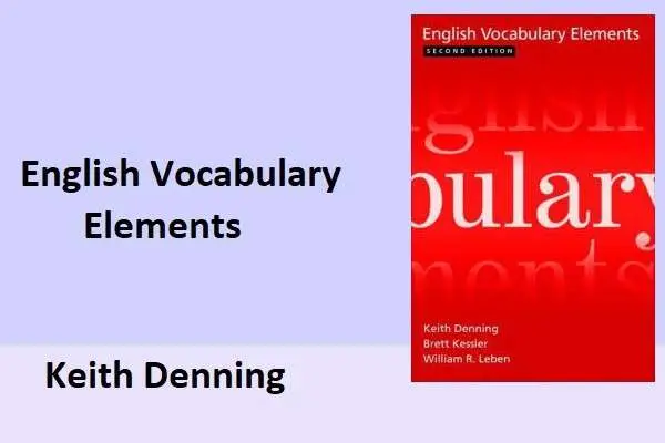 دانلود pdf کتاب English Vocabulary Elements book by keith Denning