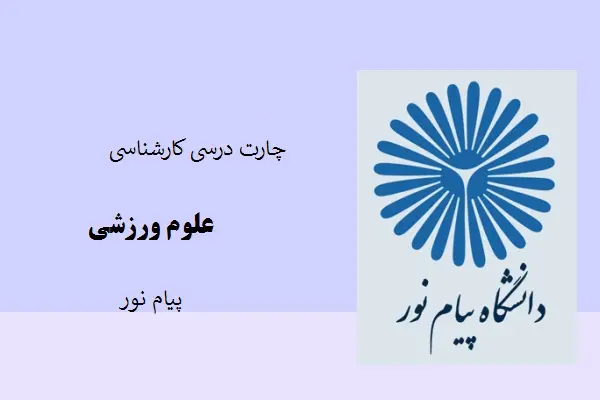 دانلود pdf کتاب چارت درسی رشته علوم ورزشی پیام نور