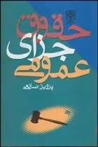 دانلود pdf کتاب حقوق جزای عمومی پرویز صانعی