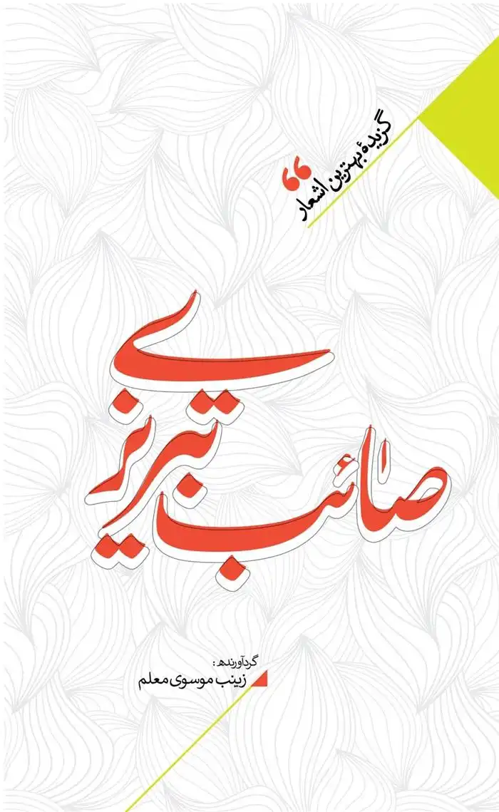 دانلود pdf کتاب منتخب اشعار صائب تبریزی زینب سادات موسوی معلم