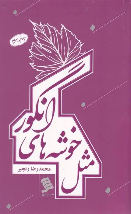 دانلود pdf کتاب مثل خوشه های انگور محمدرضا رنجبر
