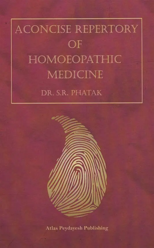 دانلود pdf کتاب A Concise Repertory of Homoeopathic Medicines س ر فاتاک