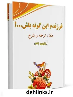 دانلود pdf کتاب نهج البلاغه : متن ، ترجمه و شرح نامه 31 - فرزندم این گونه باش ...! جمعی از نویسندگان